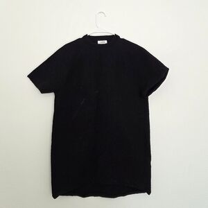 COS Classic Wool Black Short Sleeve Tee Size Small